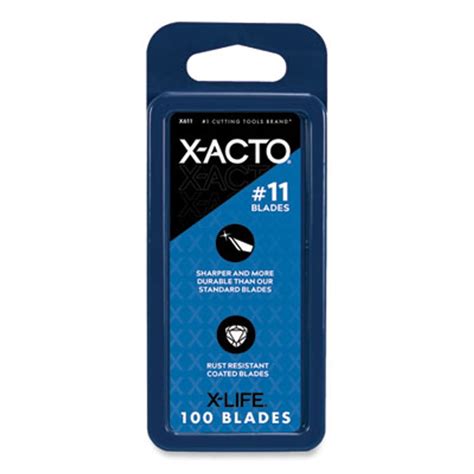 X Acto No 11 Bulk Pack Blades For X Acto Knives 100 Box X611 X611 Uss Epix611