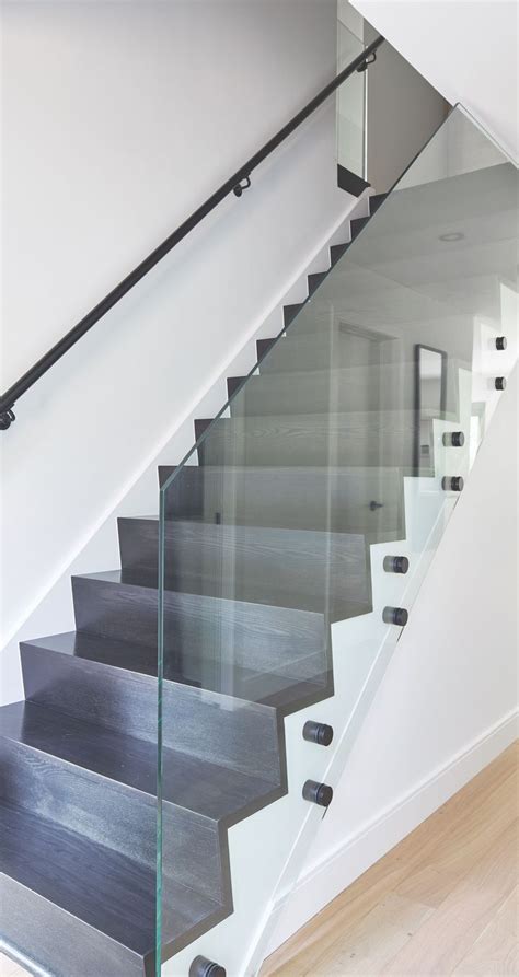 Staircase Railing Design Glass Stair Panels Modern Staircase Railing Glass Stair Balustrade