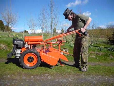 Vintage Classic Howard Gem Rotavator Powered By A J A Prestwich Engine