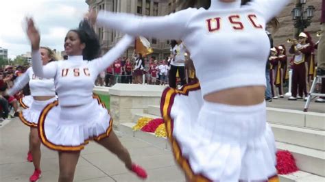 The USC Band Played Tusk On The Texas Capitol Steps YouTube