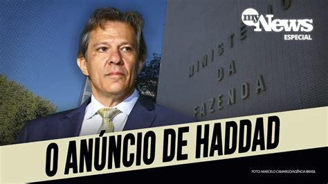 Ministro Da Fazenda Fernando Haddad Anuncia Medidas Para Tentar