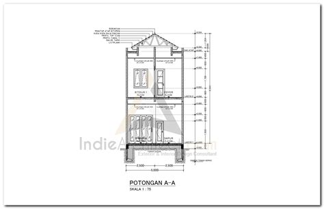 Detail Gambar Potongan Rumah 2 Lantai Koleksi Nomer 3