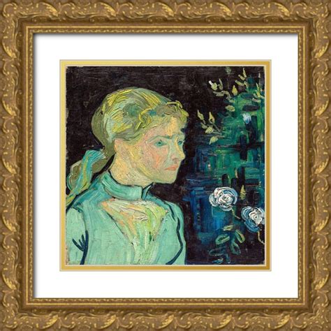 Gogh Vincent Van X Gold Ornate Wood Framed With Double Matting