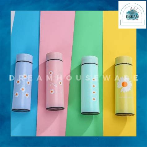 Jual Botol Kaca DAISY Tumbler Minum Kaca Bunga Daisy 400ml Shopee