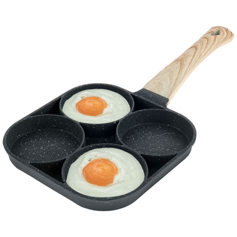 4 Egg Pan Non Stick 4 Cup Egg Frying Pan Mini Egg Cooker Omelet Pan With Ebay