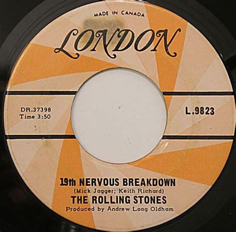 The Rolling Stones - 19th Nervous Breakdown (1966, Vinyl) | Discogs