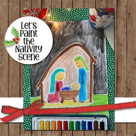 How to Paint the Nativity Scene by Angie Breeding | TPT