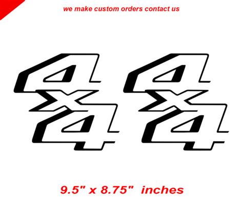 F250 Super Duty 4x4 Decals Stickers Set F350 F450 Truck Ford Ebay