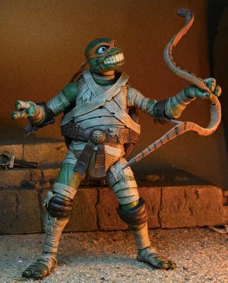 Po Universal Monsters X Teenage Mutant Ninja Turtles 7 Action Figure Ultimate Michelangelo