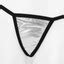 Womens Sheer Micro Mini Lingerie Set Halter Self Tie Bra Top With G String Thong EBay