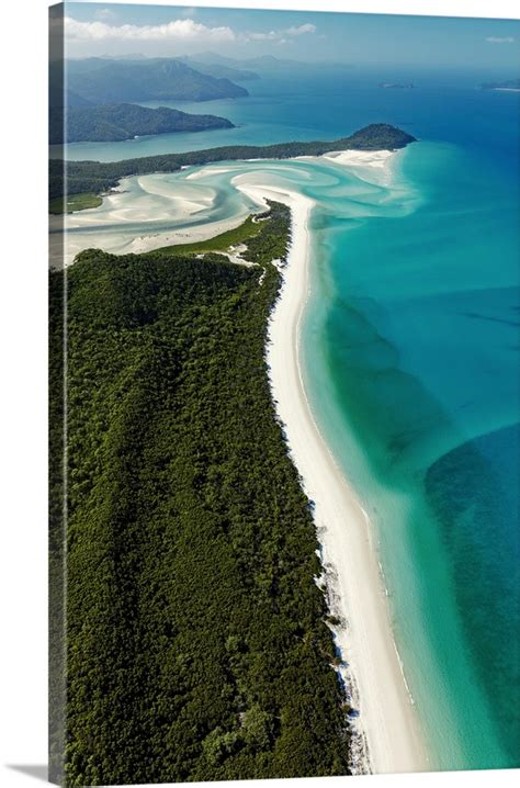 Whitehaven Beach, Australia, Aerial Photograph Wall Art, Canvas Prints ...