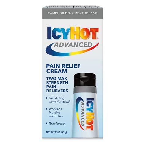 Icy Hot Advanced Pain Relief Cream Oz