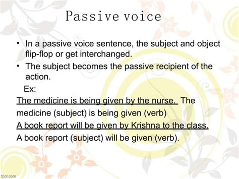 Active Passive Voice Pptx