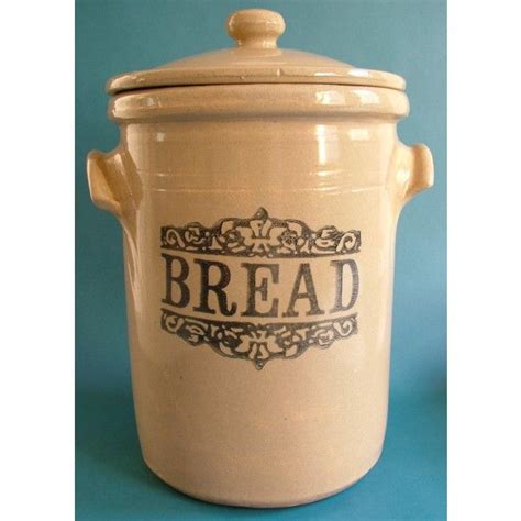 Antique Bread Crock Moira Pottery Stoneware Bread Crock Bread