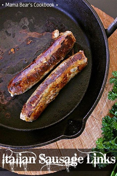 Italian Sausage Links Recipe Italian Sausage Sausage Links Sausage