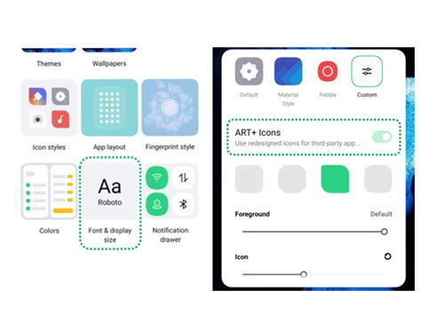 How to Change Icon Style & Size in OPPO Mobile - Hamariweb