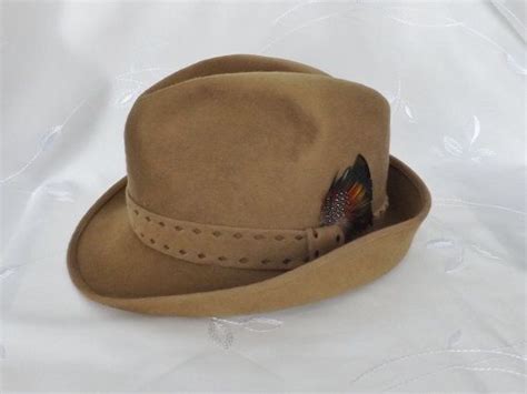 Stetson Hat Vintage Stetson Fedora Sovereign Men's Brown | Etsy ...