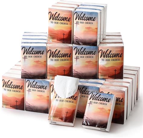 Amazon Glenmal Pack Small Christian Church Visitor Tissues