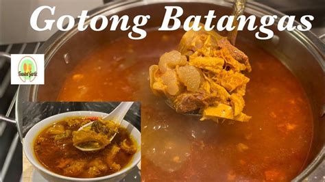 Gotong Batangas I Batangas Goto recipe | Goto recipe, Recipes, Ethnic ...