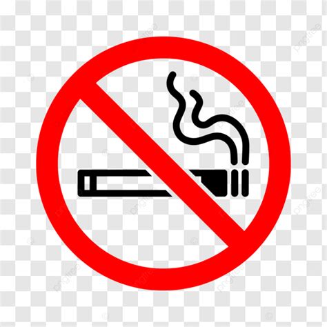 No Smoking Sign Vector Illustration No Smoking Smoking Prohibited No