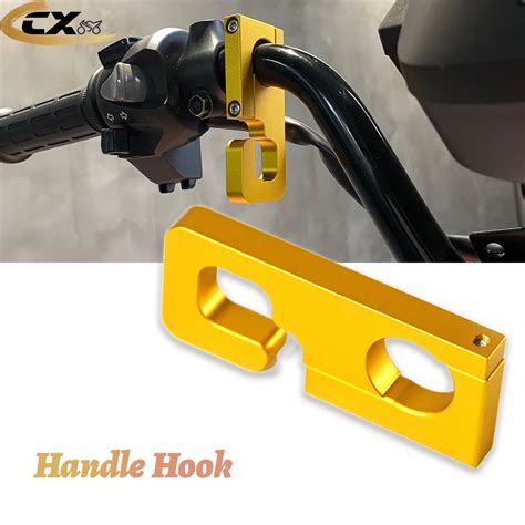 Motorcycle Luggage Helmet Hook Aluminum Mount Motorcycle Scooter Helmet