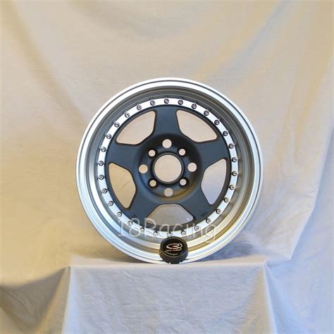 Total 4 Pcs Rota Kyusha Wheels 2 Pcs 15x8 And 2 Pcs 15x9 Pcd