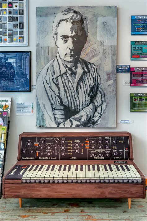 Moog A Portrait Of Robert Moog Painted By Dustin Spagnola  Flickr