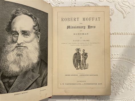 【cv546】robert Moffat The Missionary Hero Of Kuruman Display Book