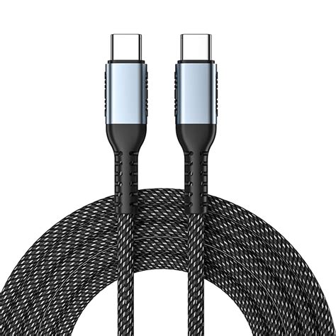 Verilux® Type C Cable Fast Charing 100w Pd 5a 6 6ft Usb C To Usb C Cable Zinc Alloy Nylon