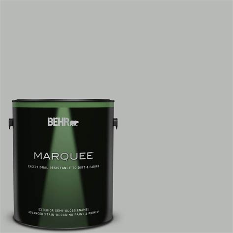 Behr Marquee Gal N Lunar Surface Semi Gloss Enamel Exterior