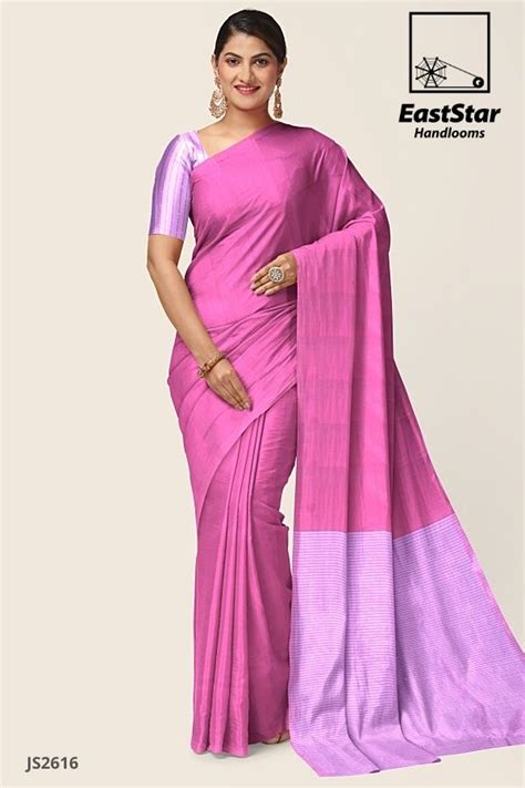 Pink Handlooms Silk Saree Js East Star Handlooms