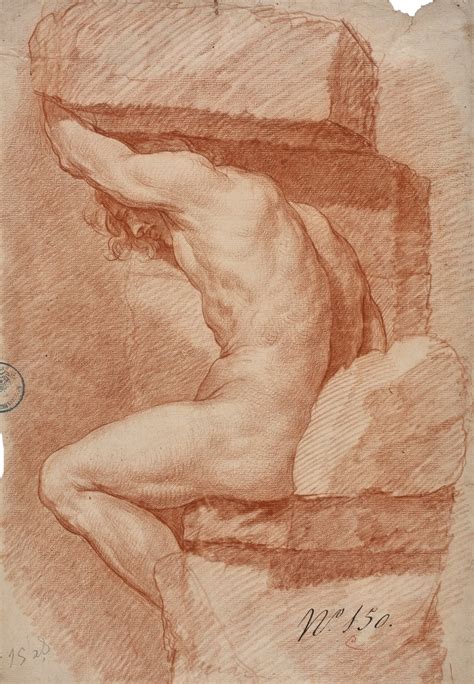 Distractio Infinita Hadrian6 Academic Male Nude 18th Century