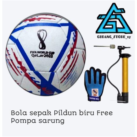 Jual Bola Sepak Murah Size 5 Bonus Pompa Jaring Pentil Bola Kaki