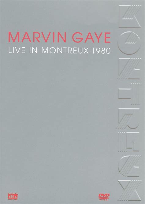 Marvin Gaye Live In Montreux 1980 DVD 1980 For Sale Online EBay