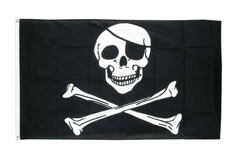 Pirate Skull and Bones - 3x5 ft Flag - MaxFlags - Royal-Flags