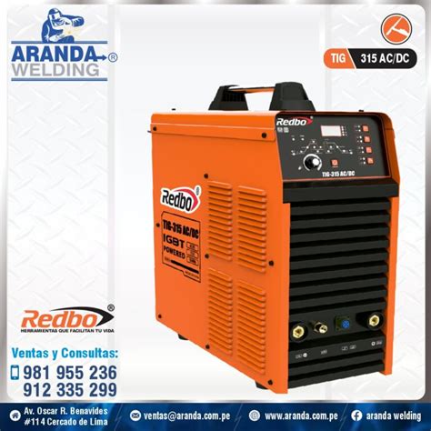 TIG 315 AC DC INDUSTRIAL ALUMINIO REDBO ARANDA WELDING Premium