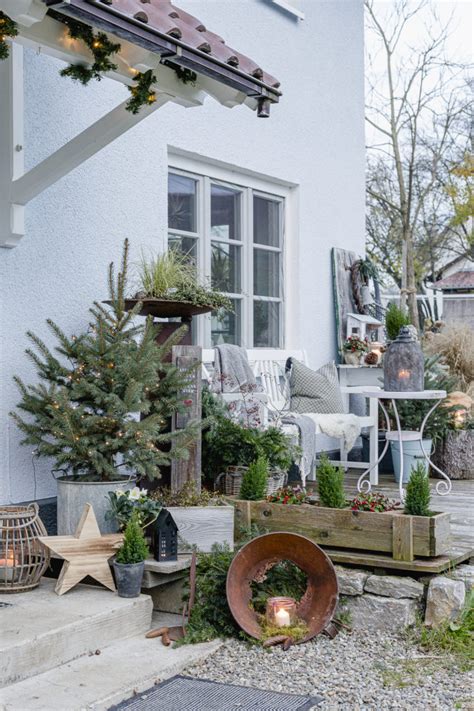 Weihnachtsstimmung Im Garten Und Auf Der Terrasse • Pomponetti