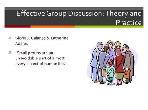 Ppt Effective Group Discussion Theory And Practice Powerpoint