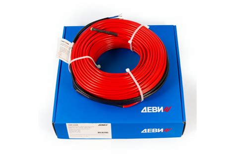 ДЕВИ Flex-18T 130 Вт 230 В 7,3 м (арт. 140F1235R) - кабель 18 Вт/м в стяжку