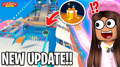 NEW TOPIA CRUISE SHIP SECRET In LIVETOPIA ROLEPLAY Roblox Update 69