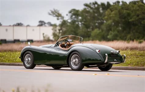 Wallpaper Jaguar, 1954, XK120, Jaguar XK120 SE Roadster for mobile and ...