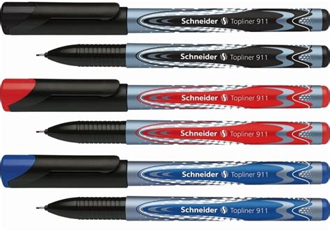 Fineliner Schneider Topliner 911 0 4mm Zwart Muldi