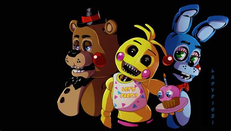 FNAF 2 - toy animatronics by LadyFiszi on DeviantArt