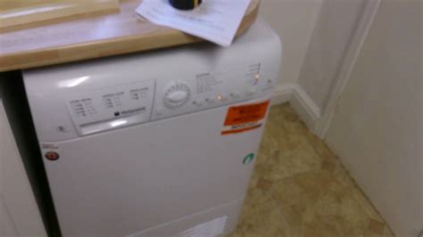 Hotpoint Aquarius Condenser Tumble Dryer Unboxing Demonstration Youtube