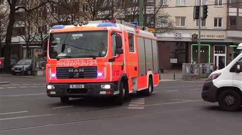 LHF Berliner Feuerwehr FW Prenzlauer Berg Zusammenschnitt YouTube