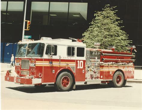 FDNY ENGINE 10 8x10 Inch Color Photo 1994 Seagrave 1000/500 - Etsy