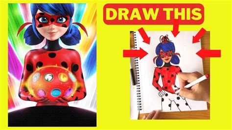 How To Draw Miraculous Ladybug With Kikki Step By Step Diy Tutorial