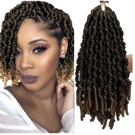 3 Packs Pretwisted Passion Twist Crochet Hair Crochet Braids Pre