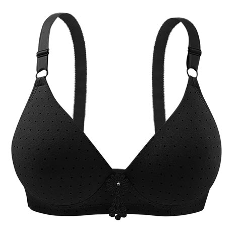 Sopiago Racerback Bra Wireless Comfortable Bra Women Push Up Together