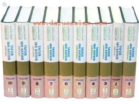 Books Qur An Tafseer Tafsir Ibn Kathir 10 Volume Full Set Quran